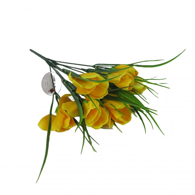 Krokusy bukiet 35cm <br>  żółte